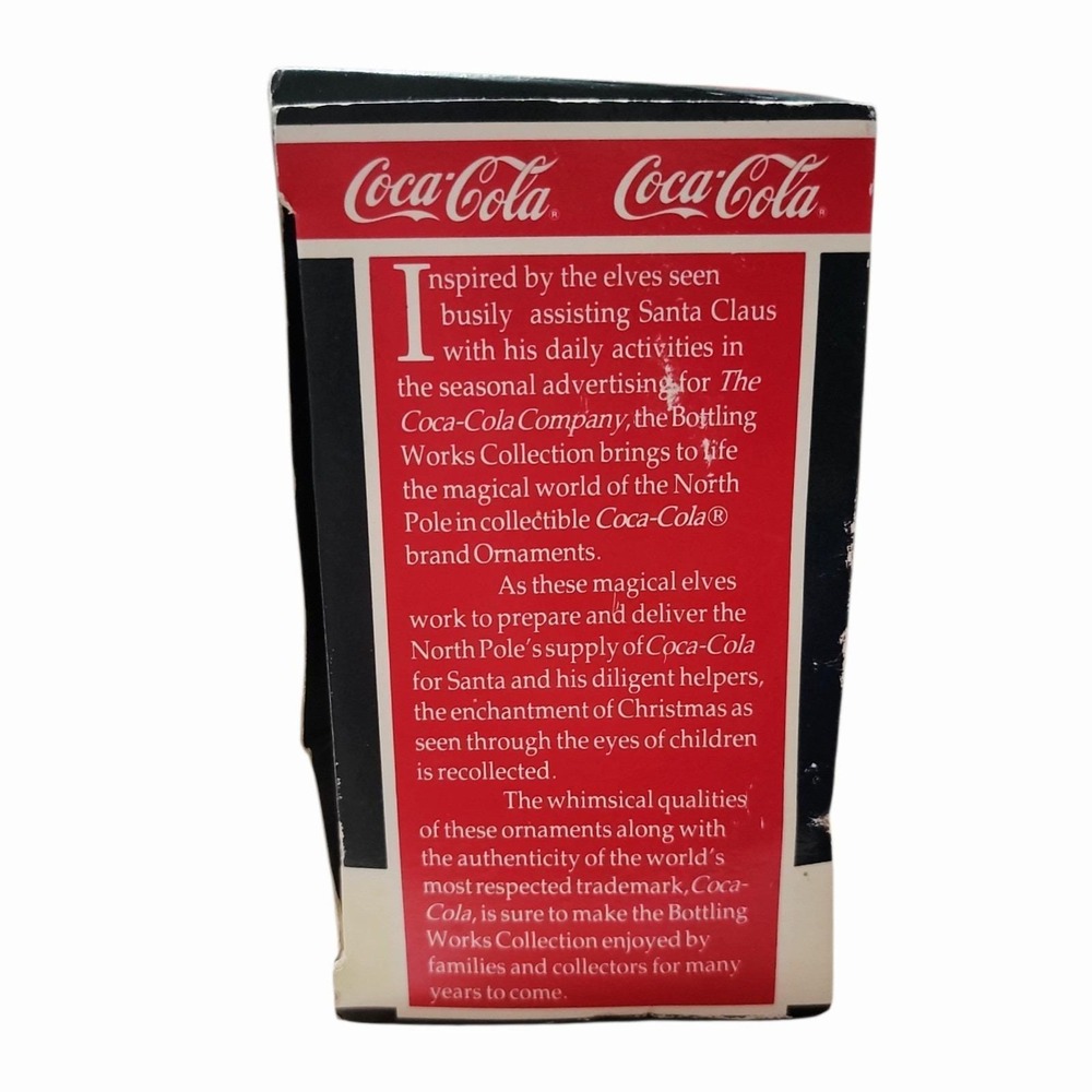 Coca-Cola Bottling Works Collection "Power Drive" Christmas Ornament 1994 w/ Box - Picture 3 of 5